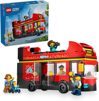 CITY RED DOUBLE-DECKER SIGTSEEING BUS - 60407