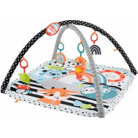 FISHER PRICE 3-IN-1 MUSIC GLOW & GROW GYM INFANT PLAYMAT WITH LIGHTS & REMOVABLE TOYS  [HBP41]