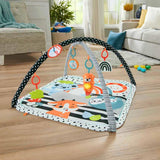 FISHER PRICE 3-IN-1 MUSIC GLOW & GROW GYM INFANT PLAYMAT WITH LIGHTS & REMOVABLE TOYS  [HBP41]