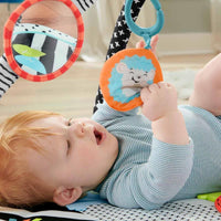 FISHER PRICE 3-IN-1 MUSIC GLOW & GROW GYM INFANT PLAYMAT WITH LIGHTS & REMOVABLE TOYS  [HBP41]