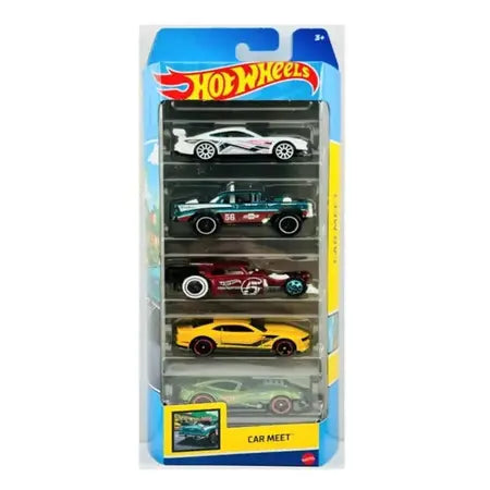 HOT WHEELS 5 PACK ASSORTED - CAR MEET™   [1806]