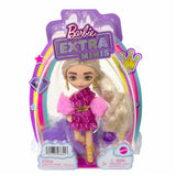 BARBIE EXTRA MINI DOLL WITH MOTO JACKET, ACCESSORIES & DOLL STAND  [HKP88]