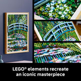 LEGO® ART CLAUDE MONET - BRIDGE OVER A POND OF WATER LILIES - 31220