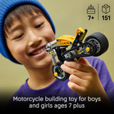 TECHNIC YELLOW MOTORCYCLE - 42225