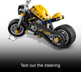 TECHNIC YELLOW MOTORCYCLE - 42225