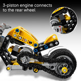 TECHNIC YELLOW MOTORCYCLE - 42225