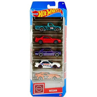 HOT WHEELS 5 PACK ASSORTED - NISSAN [1806]