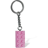 LEGO® CLASSIC 2X4 BRICK PINK KEY CHAIN - 852273