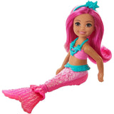 BARBIE CHELSEA MERMAID DOLL PINK HAIR  [GJJ85/GJJ86]