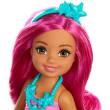 BARBIE CHELSEA MERMAID DOLL PINK HAIR  [GJJ85/GJJ86]