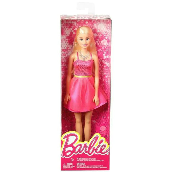 BARBIE GLITZ DOLL - BLONDE IN PINK DRESS  [T7580]