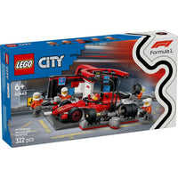 F1® PIT STOP & PIT CREW WITH FERARRI CAR - 60443