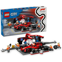 F1® PIT STOP & PIT CREW WITH FERARRI CAR - 60443