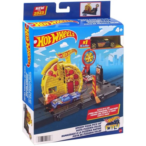 HOT WHEELS CITY EXPLORER - SPEEDY PIZZA PICK-UP  [HMD53]