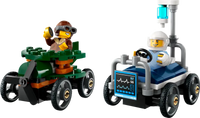 CITY AIRPLANE VS. HOSPITAL BED RACE CAR PACK - 60459