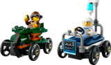 CITY AIRPLANE VS. HOSPITAL BED RACE CAR PACK - 60459