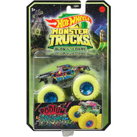 HOT WHEELS MONSTER TRUCKS GLOW IN THE DARK - PODIUM CRASHER  [HCB50]