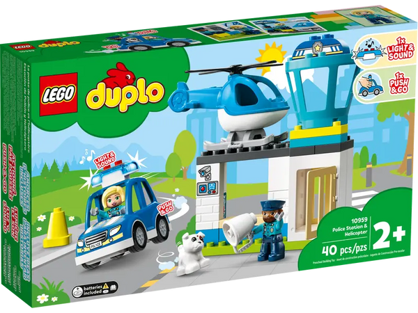 DUPLO® POLICE STATION & HELICOPTER - 10959