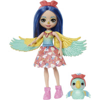 ENCHANTIMALS CITY TAILS PRITA™ PARAKEET DOLL  [HHB89]