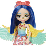 ENCHANTIMALS CITY TAILS PRITA™ PARAKEET DOLL  [HHB89]