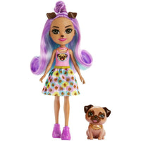 ENCHANTIMALS DOLL & ANIMALS - PENNA PUG™ & TRUSTY™  [FNH22/HKN11]