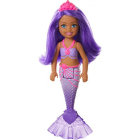 BARBIE CHELSEA MERMAID DOLL PURPLE HAIR & TAIL [GJJ85/GJJ90]