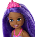 BARBIE CHELSEA MERMAID DOLL PURPLE HAIR & TAIL [GJJ85/GJJ90]