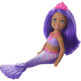 BARBIE CHELSEA MERMAID DOLL PURPLE HAIR & TAIL [GJJ85/GJJ90]