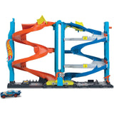 HOT WHEELS CITY TRANSFORMING RACE TOWER PLAYSET  [HKX43]