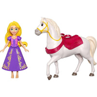 DISNEY PRINCESS RAPUNZEL SMALL DOLL & MAXIMUS HORSE WITH SADDLE  [HLW84]