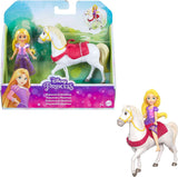 DISNEY PRINCESS RAPUNZEL SMALL DOLL & MAXIMUS HORSE WITH SADDLE  [HLW84]