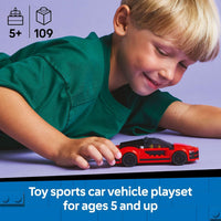 CITY RED SPORTS CAR - 60448