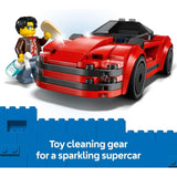 CITY RED SPORTS CAR - 60448