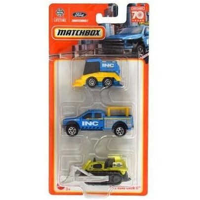 MATCHBOX 3 PACK - ROAD CREW III [C3713/HCL04]