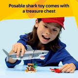 CREATOR 3IN1 FIERCE SHARK WITH A TREASURE CHEST - 31381
