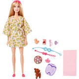 BARBIE WELLNESS DOLL SPA DAY WITH PUPPY & ACCESSORIES  [HKT90]