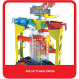 HOT WHEELS STUNT AND SPLASH CAR WASH PLAYSET  [GRW37]