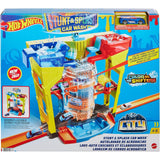 HOT WHEELS STUNT AND SPLASH CAR WASH PLAYSET  [GRW37]