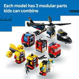 CITY HELICOPTER, FIRE TRUCK & SUBMARINE REMIX - 60462
