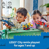 CITY HELICOPTER, FIRE TRUCK & SUBMARINE REMIX - 60462