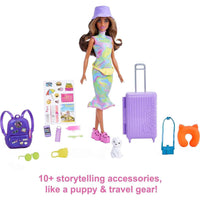 BARBIE DOLL TRAVEL SET WITH TERESA DOLL & PUPPY   [HKB05]