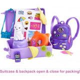 BARBIE DOLL TRAVEL SET WITH TERESA DOLL & PUPPY   [HKB05]