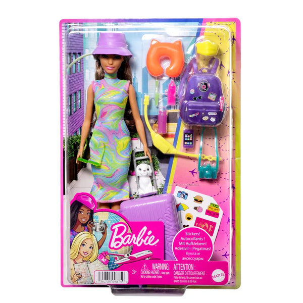 BARBIE DOLL TRAVEL SET WITH TERESA DOLL & PUPPY   [HKB05]