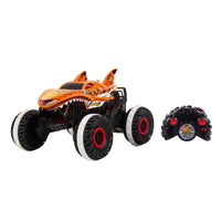 HOT WHEELS MONSTER TRUCKS UNSTOPPABLE TIGER SHARK REMOTE CONTROL CAR  [HGV87]