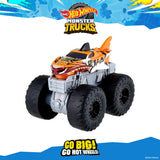 HOT WHEELS MONSTER TRUCKS ROARIN' WRECKERS - TIGER SHARK  [HDX60]