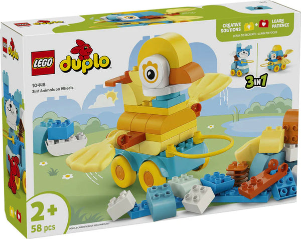 DUPLO® 3IN1 ANIMALS ON WHEELS - 10448