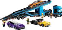 CITY CAR TRANSPORTER TRUCK WITH SPPORTS CARS - 60408