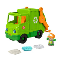 FISHER PRICE LITTLE PEOPLE® RECYCLING GARBAGE TRUCK TOY WITH MUSIC & SOUNDS   [GWD29]