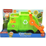 FISHER PRICE LITTLE PEOPLE® RECYCLING GARBAGE TRUCK TOY WITH MUSIC & SOUNDS   [GWD29]