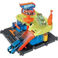 HOT WHEELS CITY DOWNTOWN EXPRESS CAR WASH PLAYSET  [HDR27]